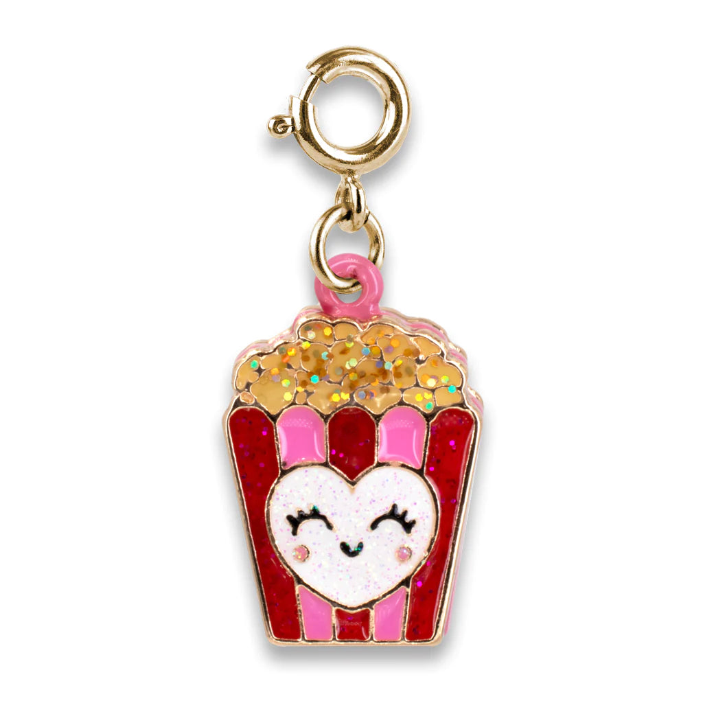 Gold Glitter Popcorn Charm