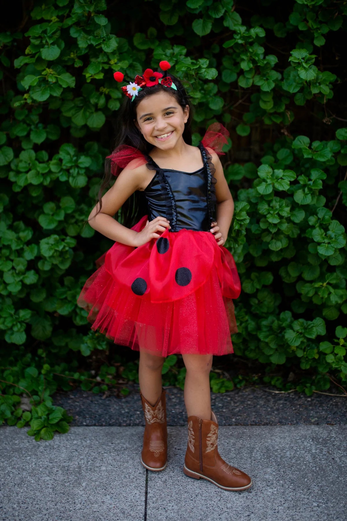 Ladybug Dress & Headband