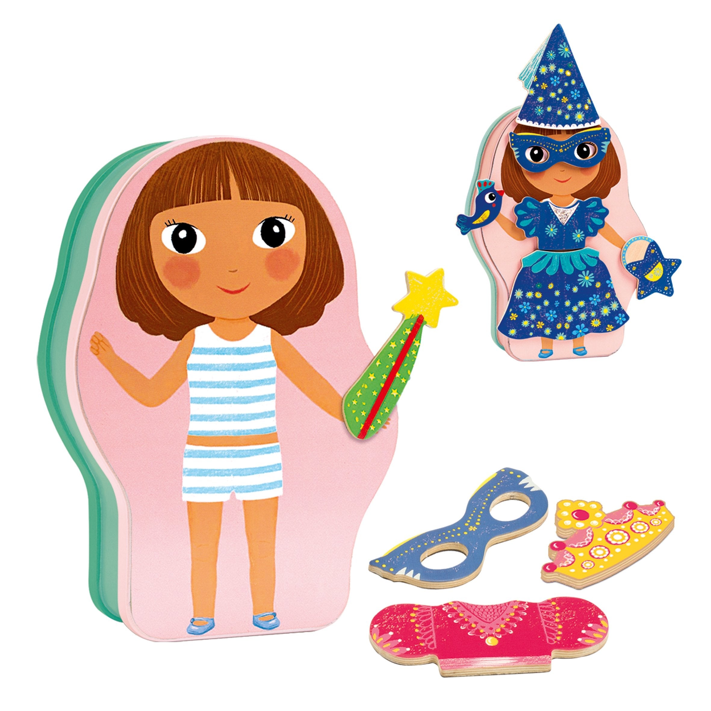 Belissimo Two-Sided Magnetic Dress Up Activity Tin