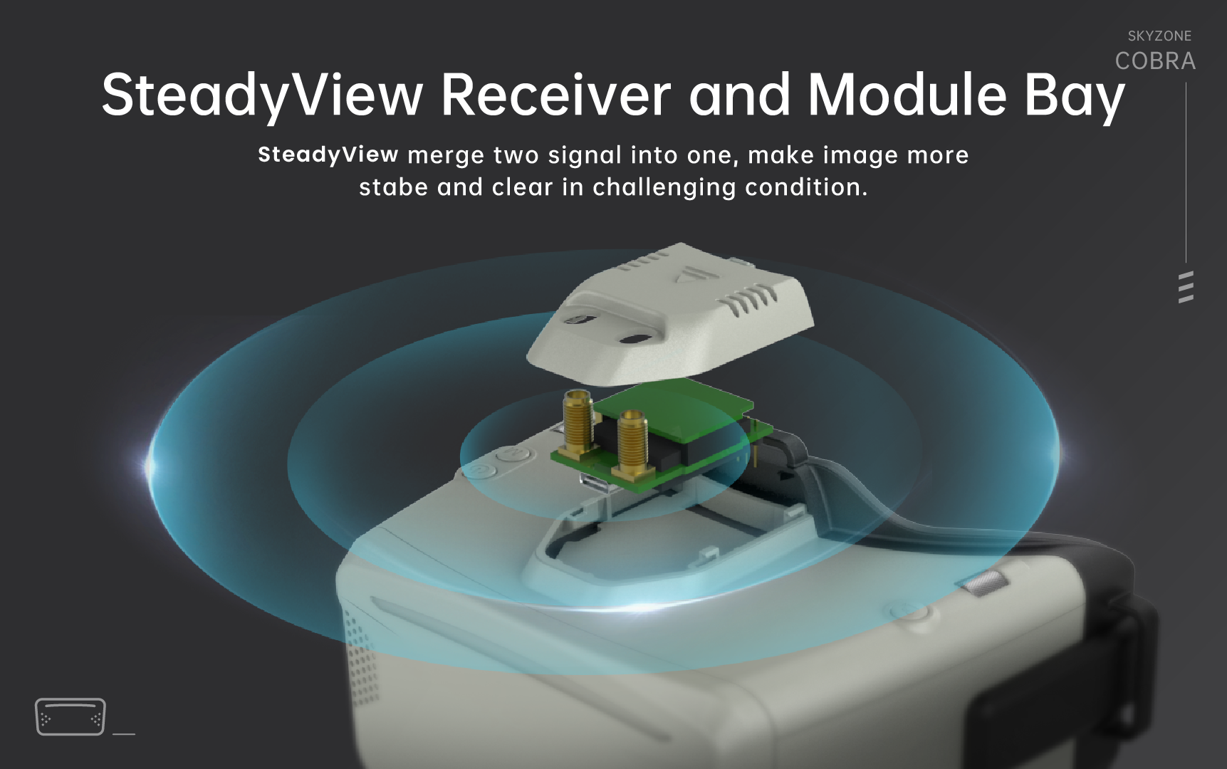 skyzone cobra x fpv goggles