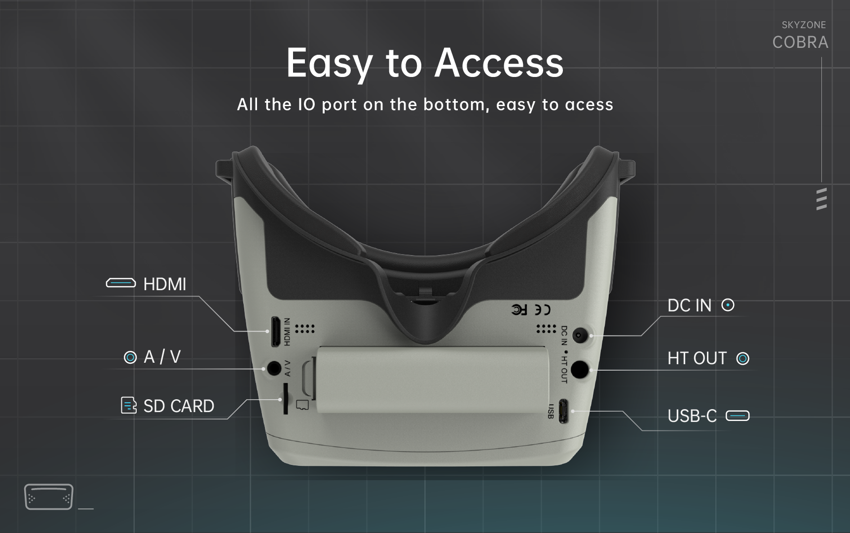 skyzone cobra x fpv goggles