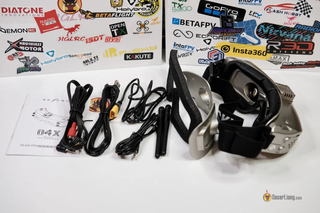 SKYZONE SKY04X V2 FPV Goggles Sky04 DVR OLED 5.8G 48CH 1280X960 SKYZONE SKY04X V2 FPV Goggles Sky04 DVR OLED 5.8G 48CH 1280X960