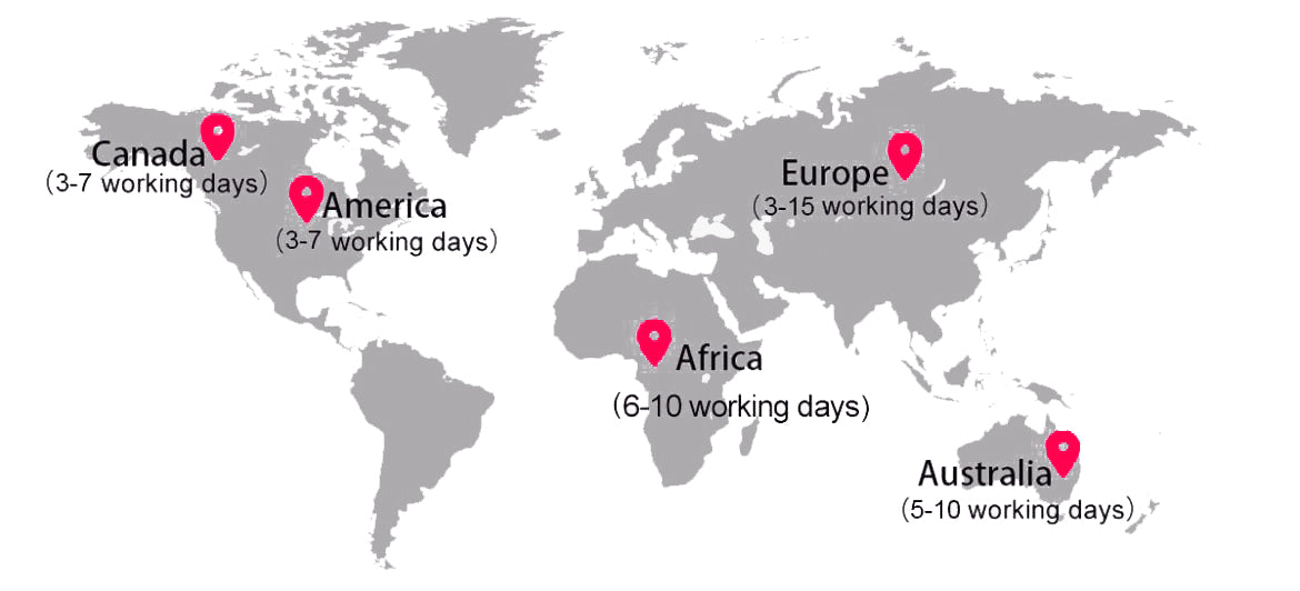 shipping map