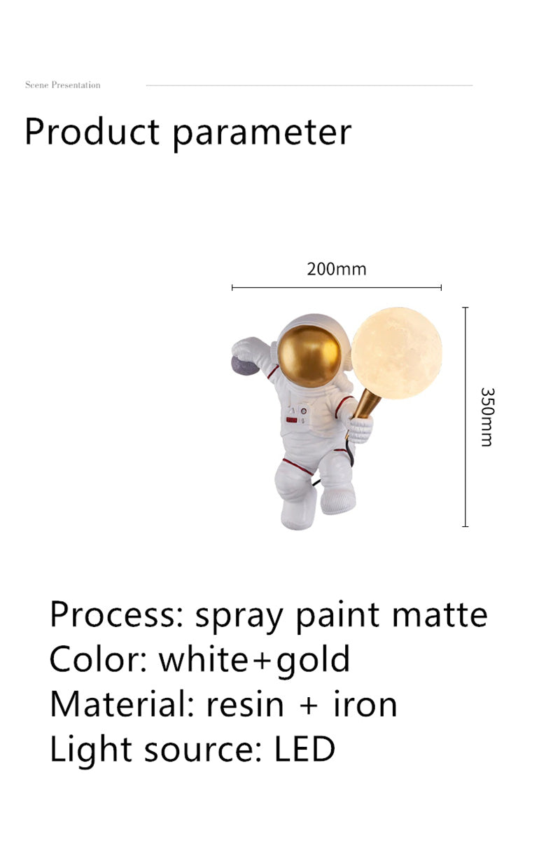 Astronaut Style LED Wall Lamp