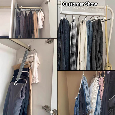 6-in-1 Space Saving Hangers Customer Show
