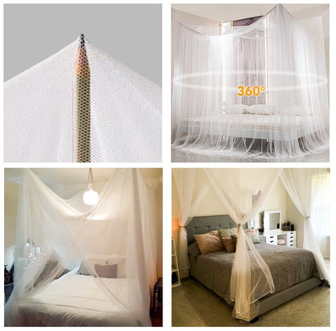 4 Corners Bed Canopy Mosquito Net Deatils