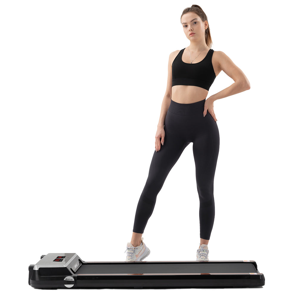 FYC Under Desk Treadmill 2.5HP Slim Walking Treadmill 265LBS - Electric Treadmill with APP Bluetooth Remote Control LED Display, Running Walking Jogging for Home Office Use (Installation Free)