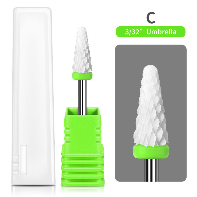 1PCS Nail Cone Tip Ceramic Drill Bits Electric Cuticle Clean Rotary For Manicure Pedicure Grinding Head Sander Tool If you purchase more than two items;  the shipping fee will not increase.