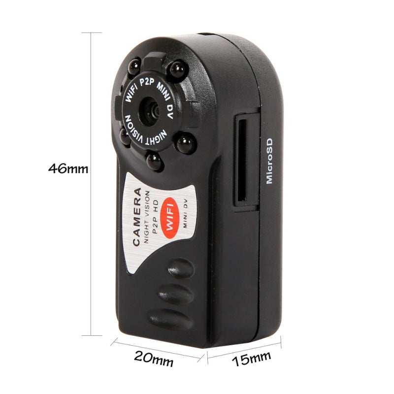 DQ7 Mini Camera 480P Wifi Infrared Night Vision With Six Lights 300; 000 (Dpi) Mini Camcorders Kits For Home Car Security CCTV built in 32GB
