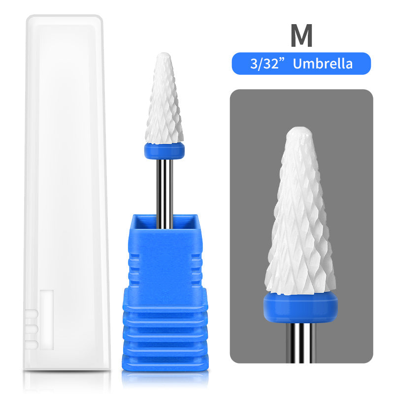 1PCS Nail Cone Tip Ceramic Drill Bits Electric Cuticle Clean Rotary For Manicure Pedicure Grinding Head Sander Tool If you purchase more than two items;  the shipping fee will not increase.