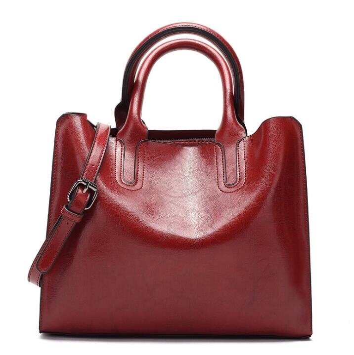 Leather Handbags Big Women Bag Casual Female Bags Trunk Tote Spanish Brand Shoulder Bag Ladies Large Bolsos