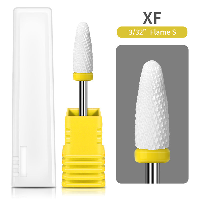 1PCS Nail Cone Tip Ceramic Drill Bits Electric Cuticle Clean Rotary For Manicure Pedicure Grinding Head Sander Tool If you purchase more than two items;  the shipping fee will not increase.