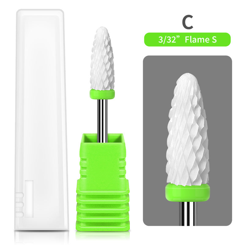 1PCS Nail Cone Tip Ceramic Drill Bits Electric Cuticle Clean Rotary For Manicure Pedicure Grinding Head Sander Tool If you purchase more than two items;  the shipping fee will not increase.