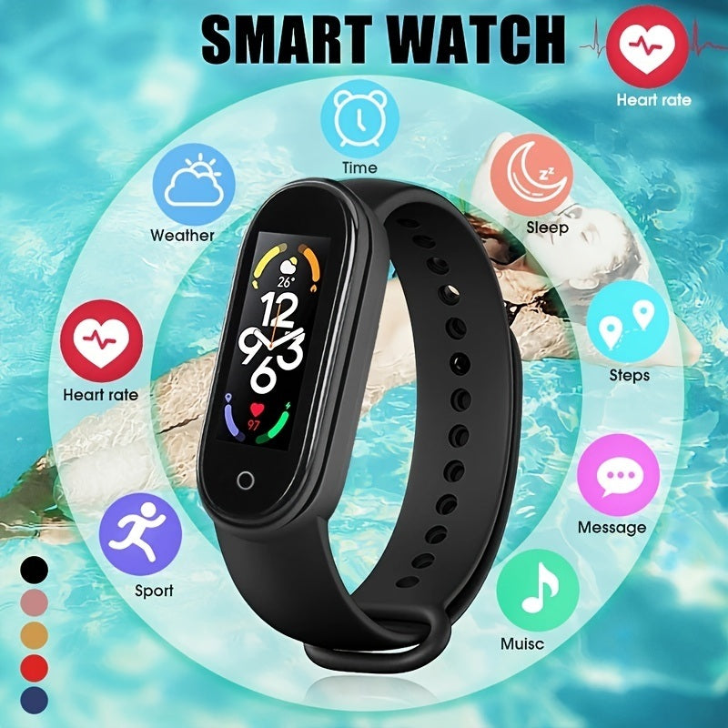 Smartband Fitness Smart Bracelet Heart Rate Blood Pressure Measurement Waterproof Smart Watch Men Women