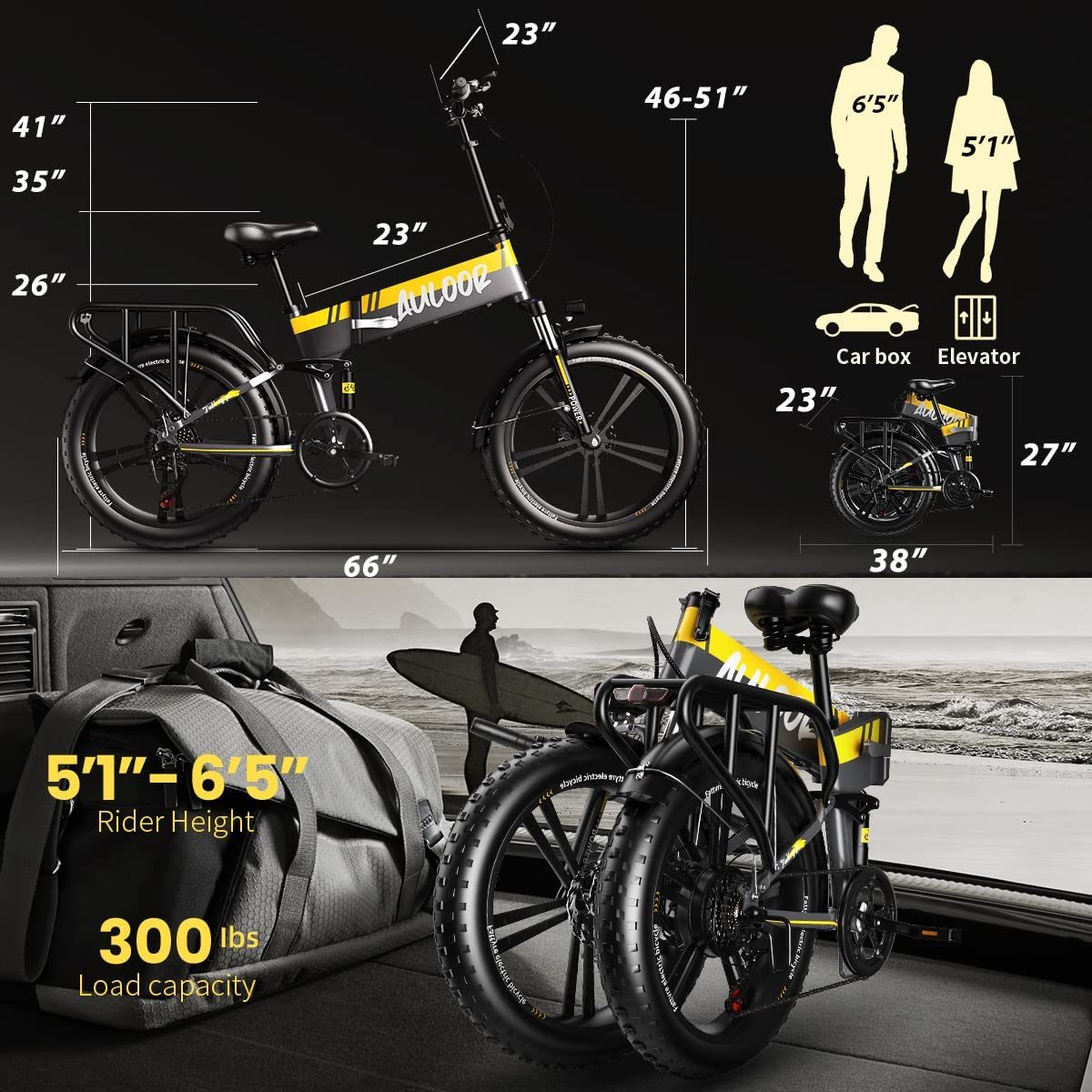 ZHENGBU HM20 Folding 20 Inch 750W Power Portable Electric Bicycle