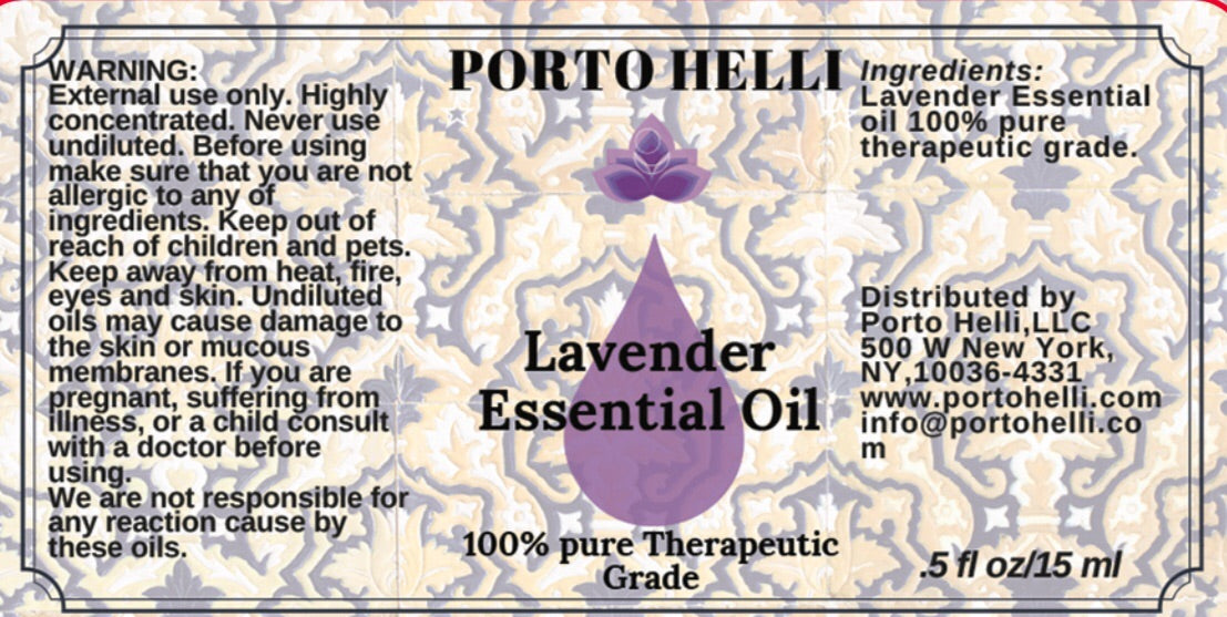 Lavender Essential Oil 100% Therapeutic Grade