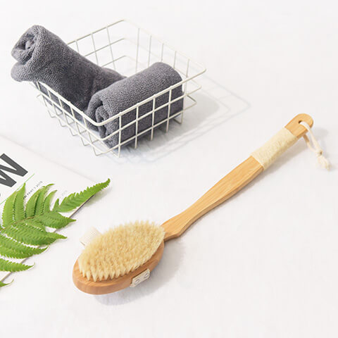 bamboo handle body brush