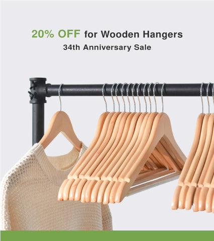 5 Benefits of Wooden Hangers over Plastic Hangers – GreenLivingLife