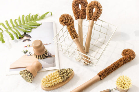 Eco-friendly kitchen brushes