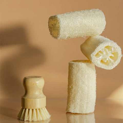 natural loofah shower