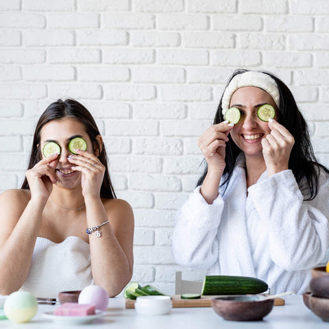 Sustainable Eye Masks made by cucumber