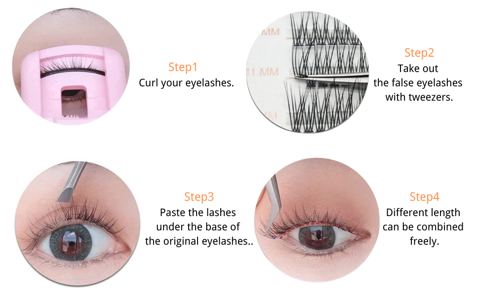 how to apply self-adhesive lash