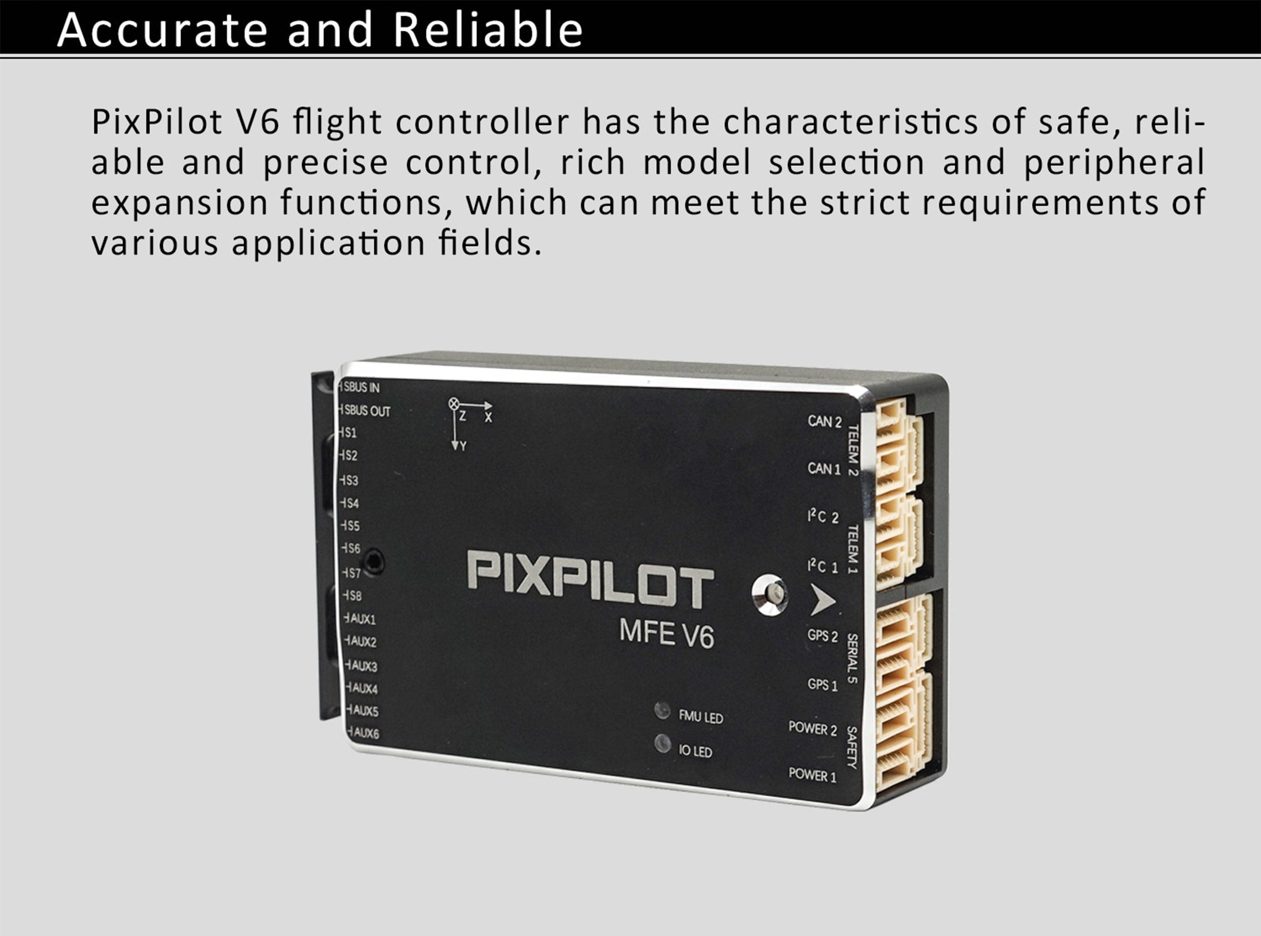 Open Source Flight Control Stack PixPilot V6 Aerial Survey Flight Control Pixhawk Open Source Flight Co ...