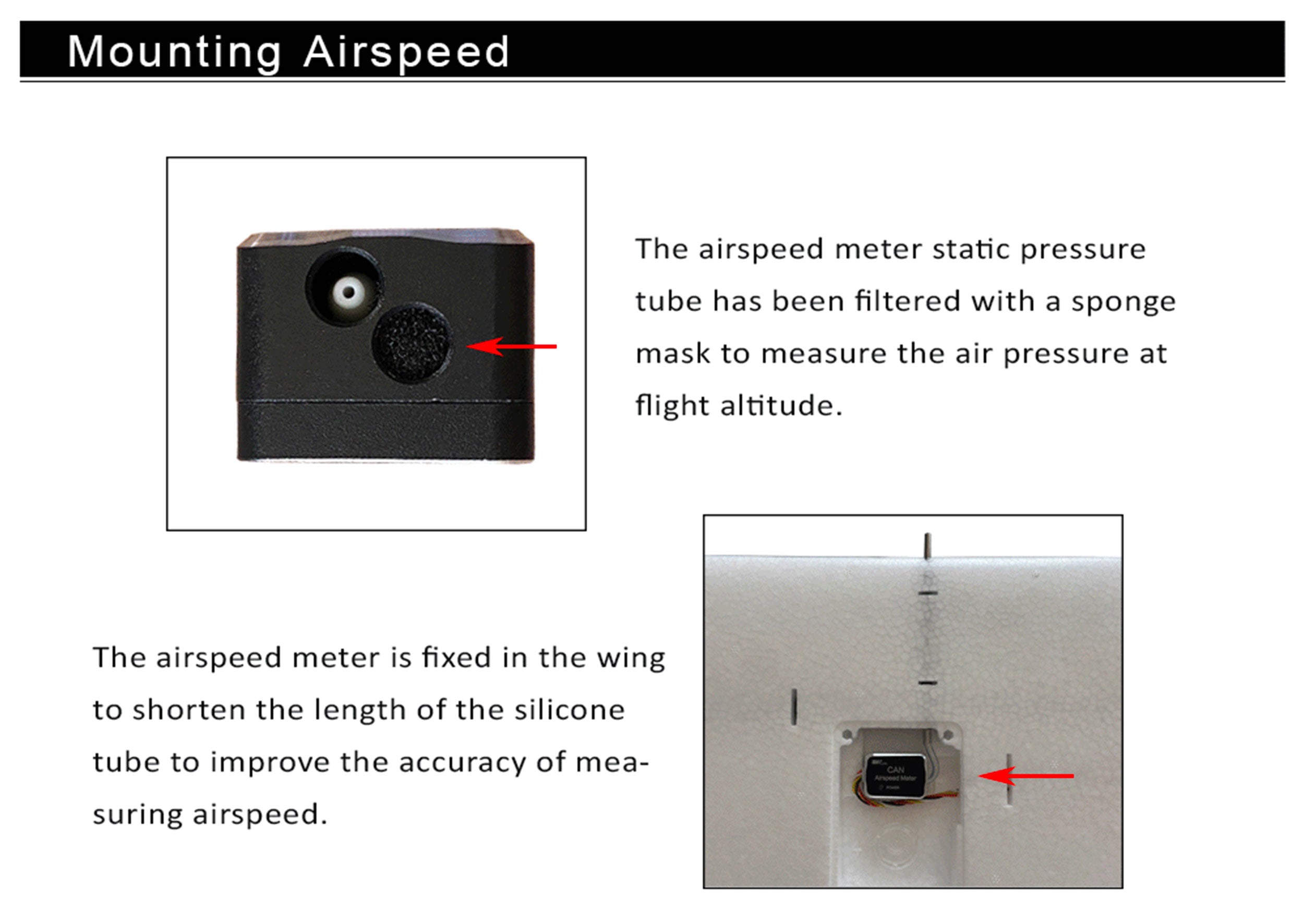Jet Speed Meter CAN Airspeed Meter PIX Flight Control Airspeed Meter Differential Pres ...