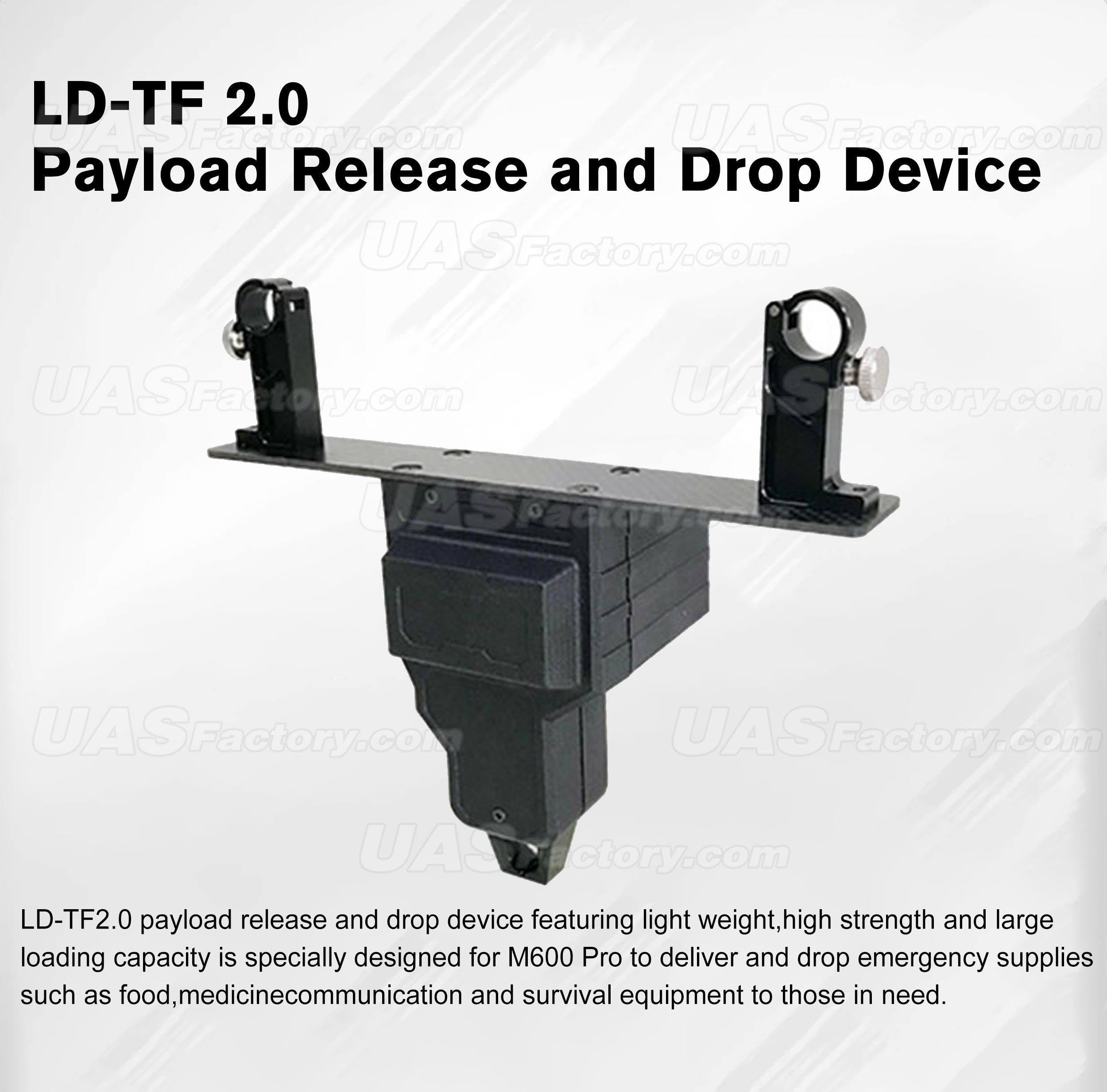 Payload Drop Release Module LD-TF 2.0 Payload Release and Drop Device – UAS Factory Co., LTD