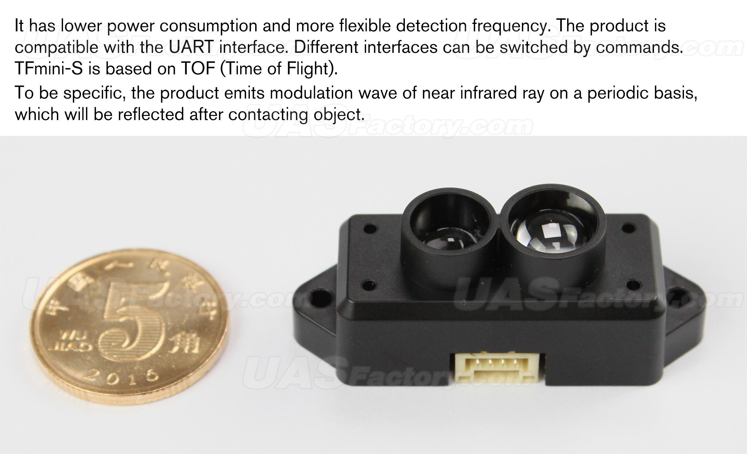 Benewake TFMINI-S Micro LIDAR Module UART (12m) – UAS Factory Co., LTD