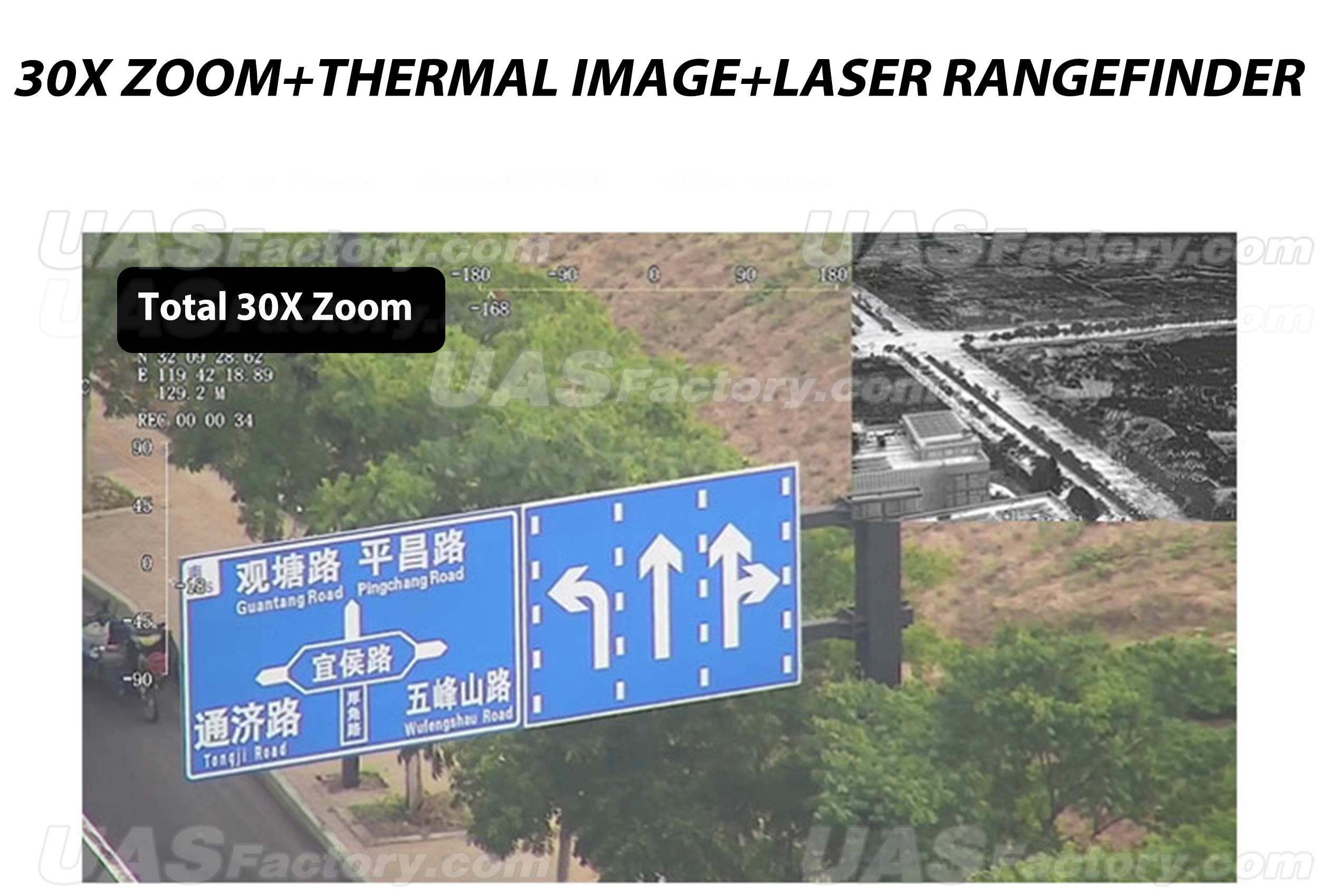 Apollo R Uas Apollo-R 30X Zoom Thermallmage Laser Rangefinder AI Human & Car Intell ...