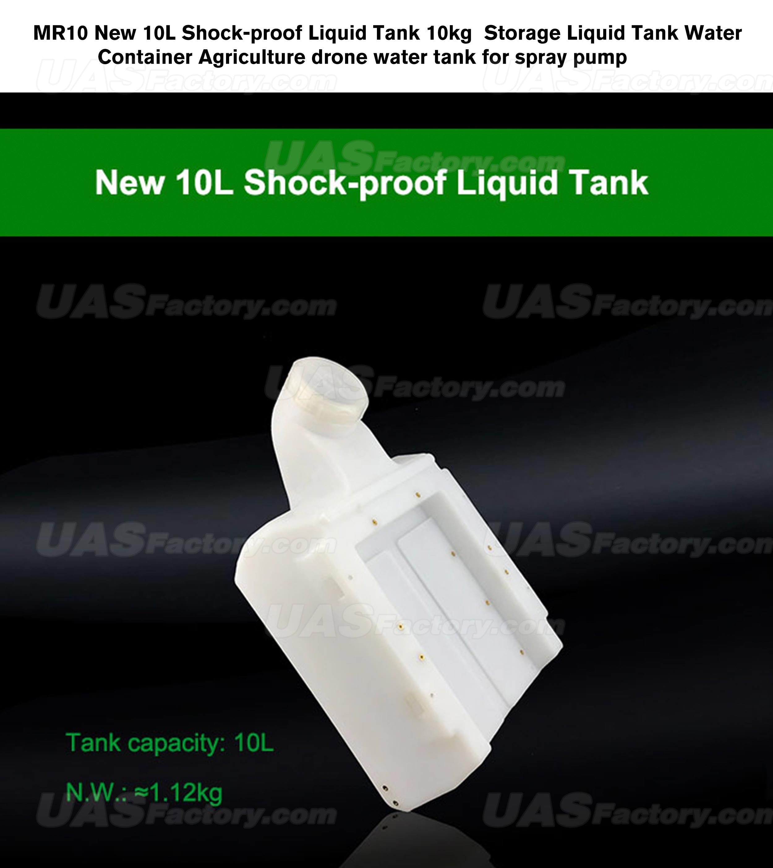 Liquid Tank Inlet New 10KG Water Tank with Big Inlet Pesticide Liquid Tank 10L Anti-Shoc ...