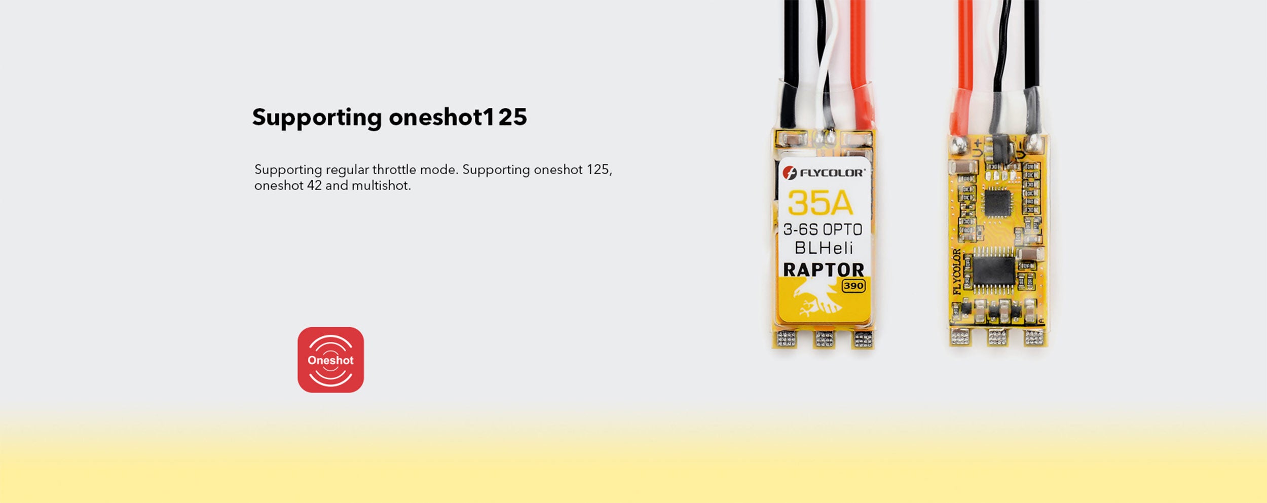 Flycolor Raptor FLYCOLOR ESC Raptor 390 20A/30A/35A – UAS Factory Co., LTD