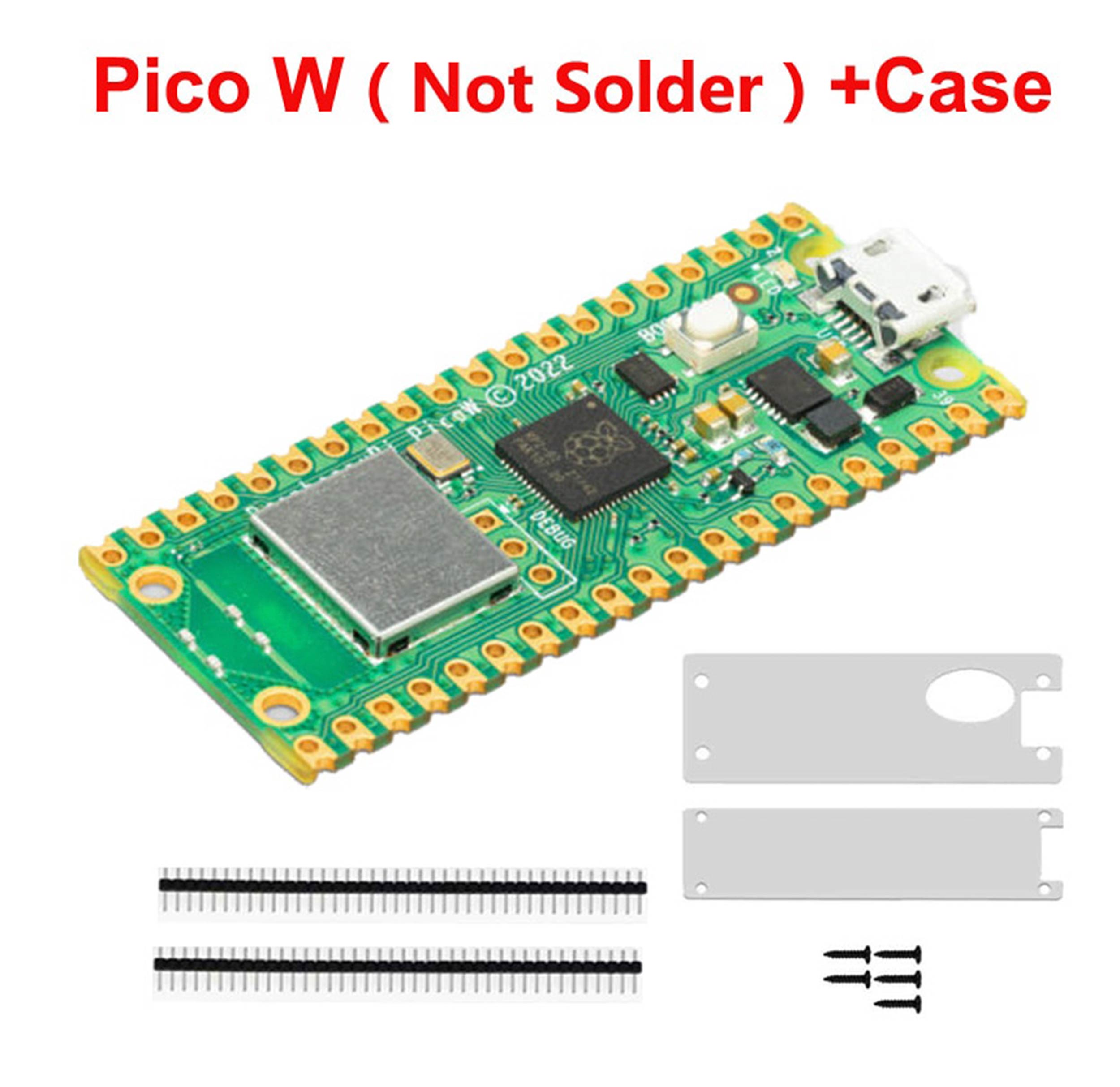 Raspberry Pi Pico or Pico W or Pico with Acrylic Case Kit – UAS Factory ...