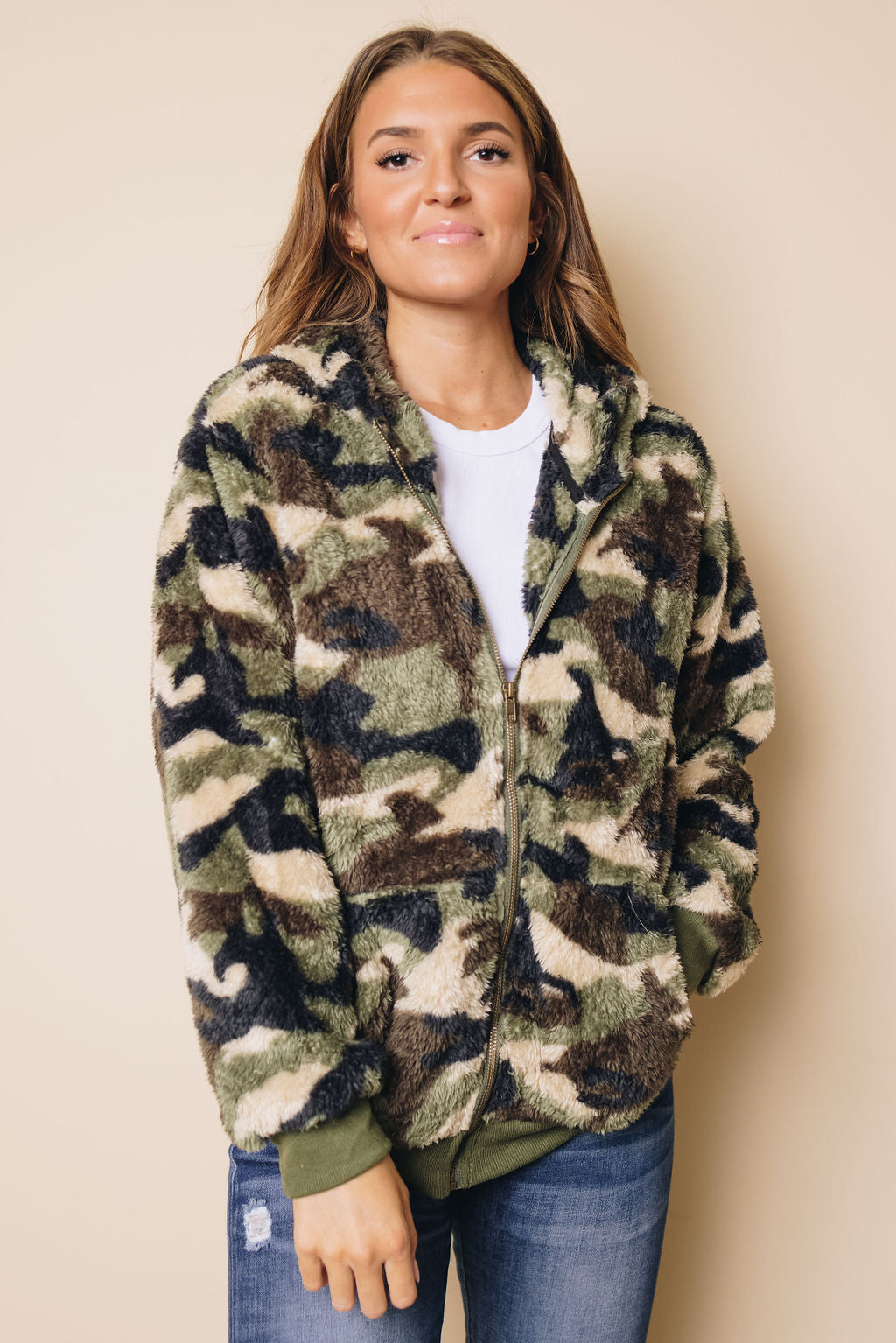 Tamy Fleece Hooded Coat