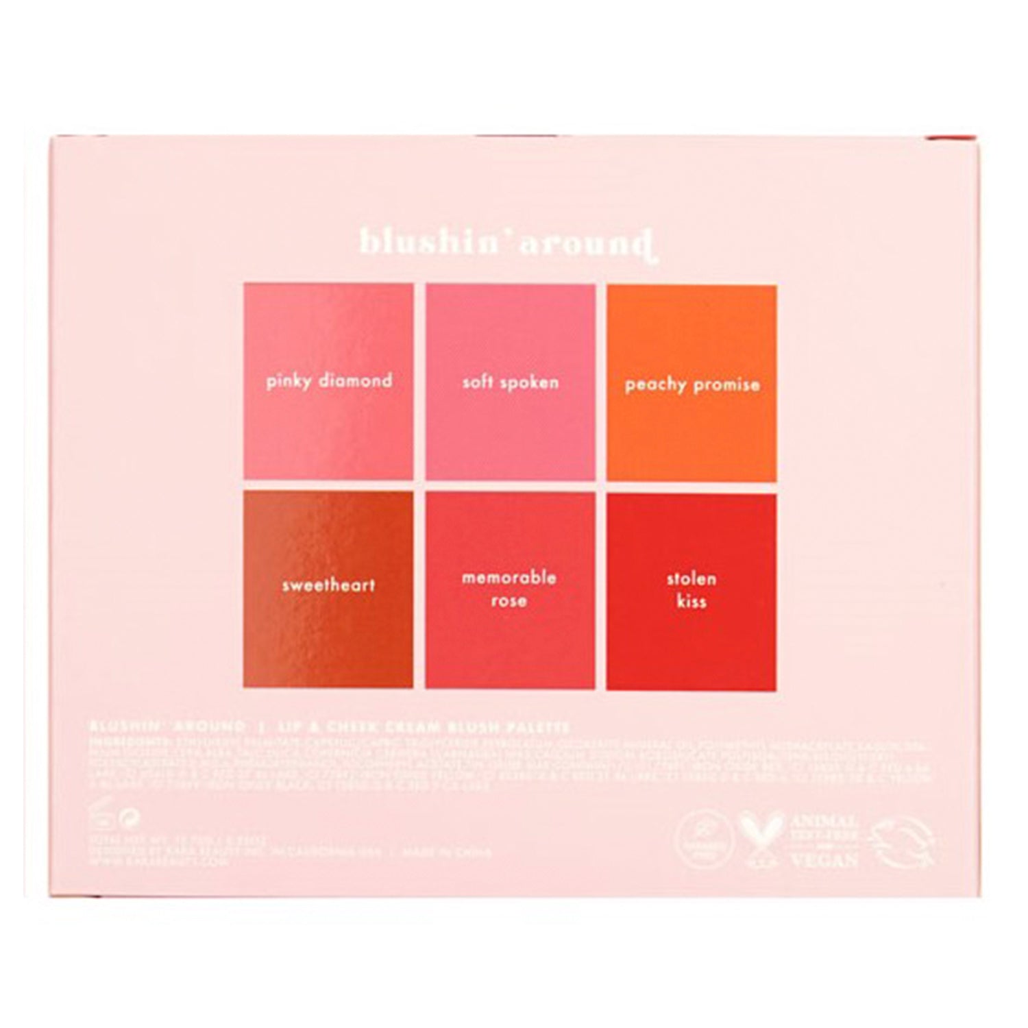 Kara Beauty Blushin Around Lip & Cheek Cream Blush Palette