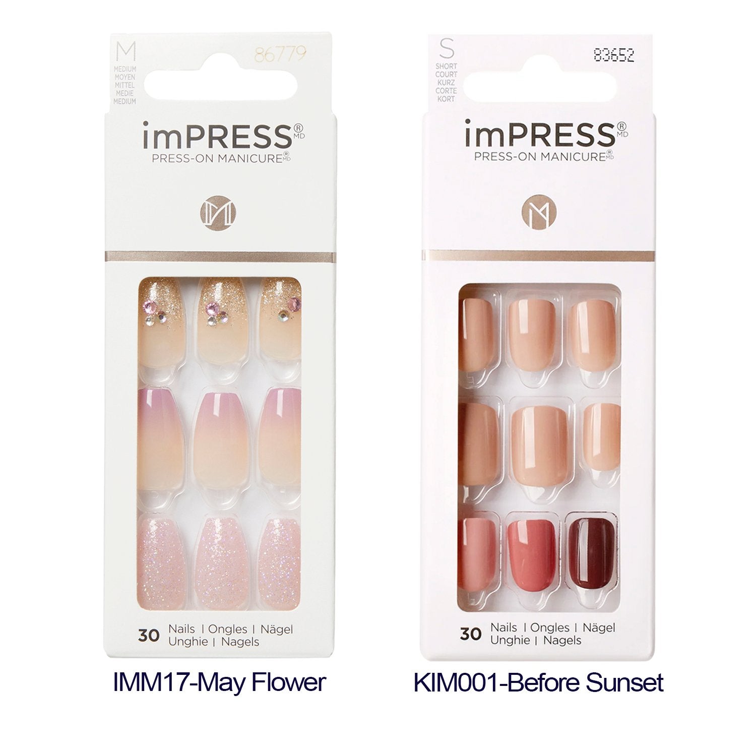Kiss imPRESS Press-On Manicure 30 Nails