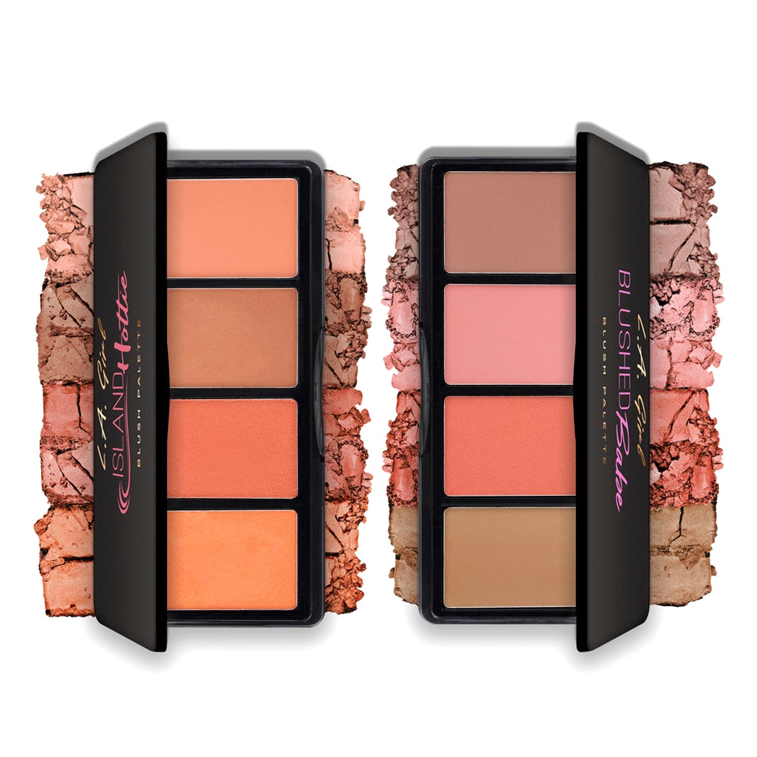 LA Girl Fanatic Blush Palette 4 Colors