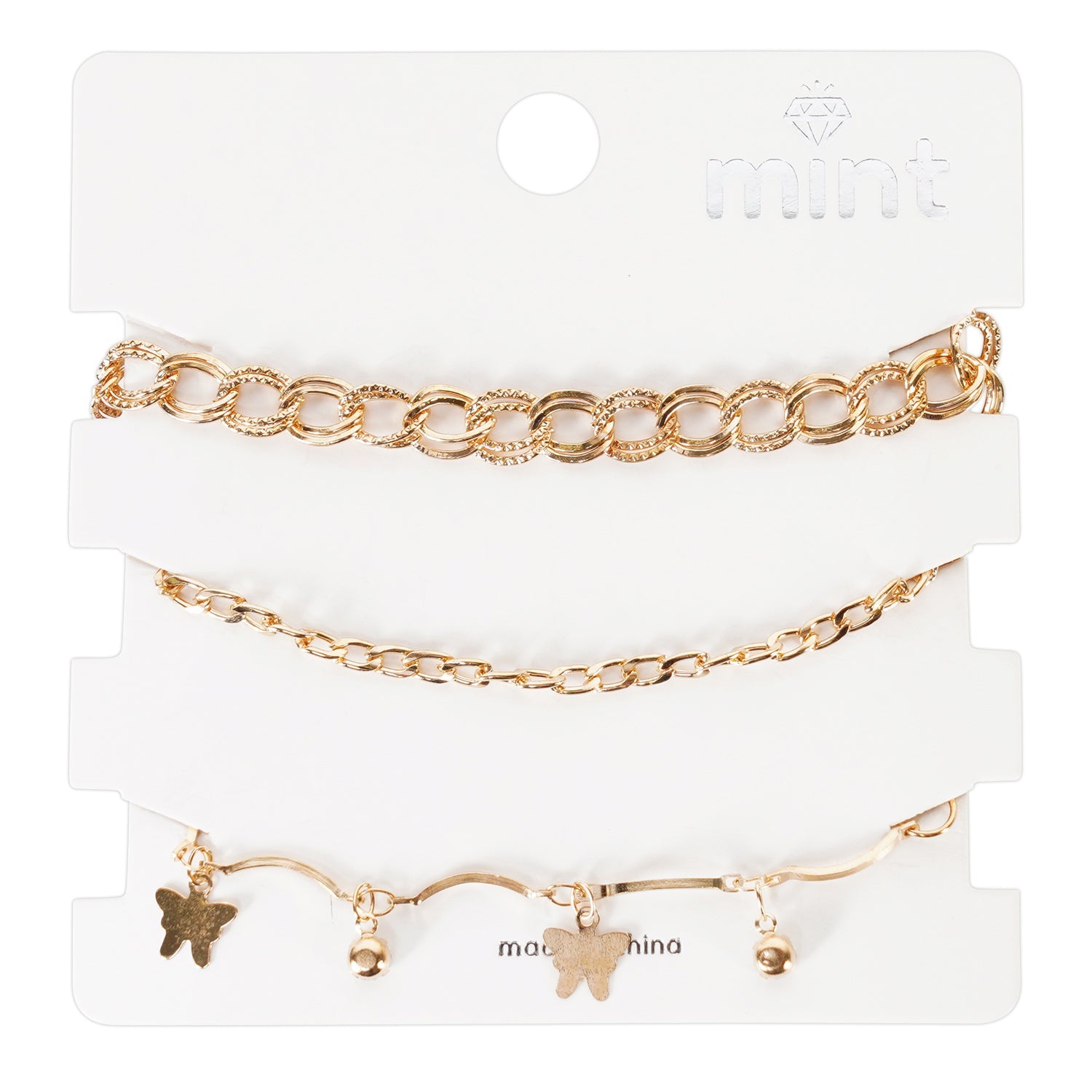 Multi Layered Butterfly Bracelet