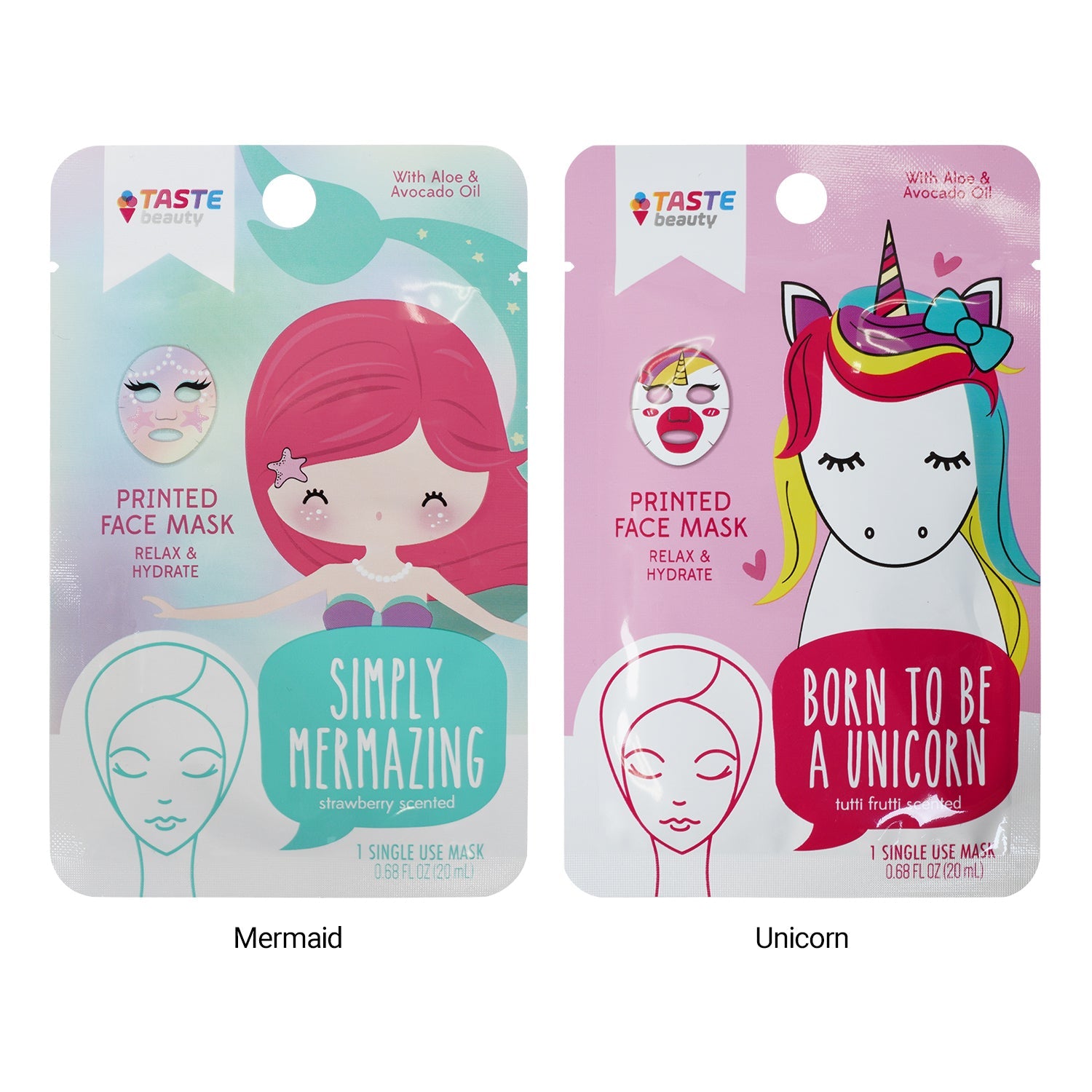 Taste Beauty Printed Face Mask