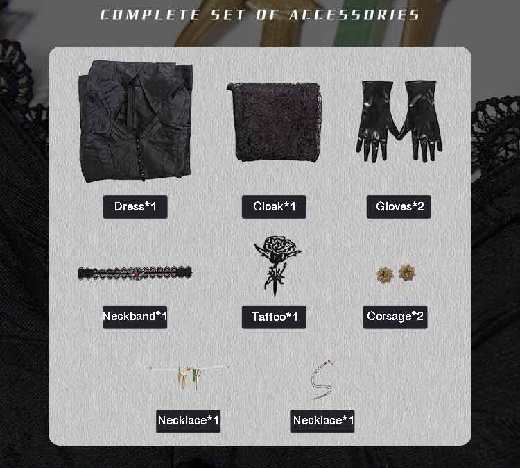 Bela costume include