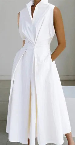 S-5XL Fashion Long Sleeve Shirt Dress Chic Turndown Neck Maxi Dress Women Autumn/Winter Clothes Streetwear