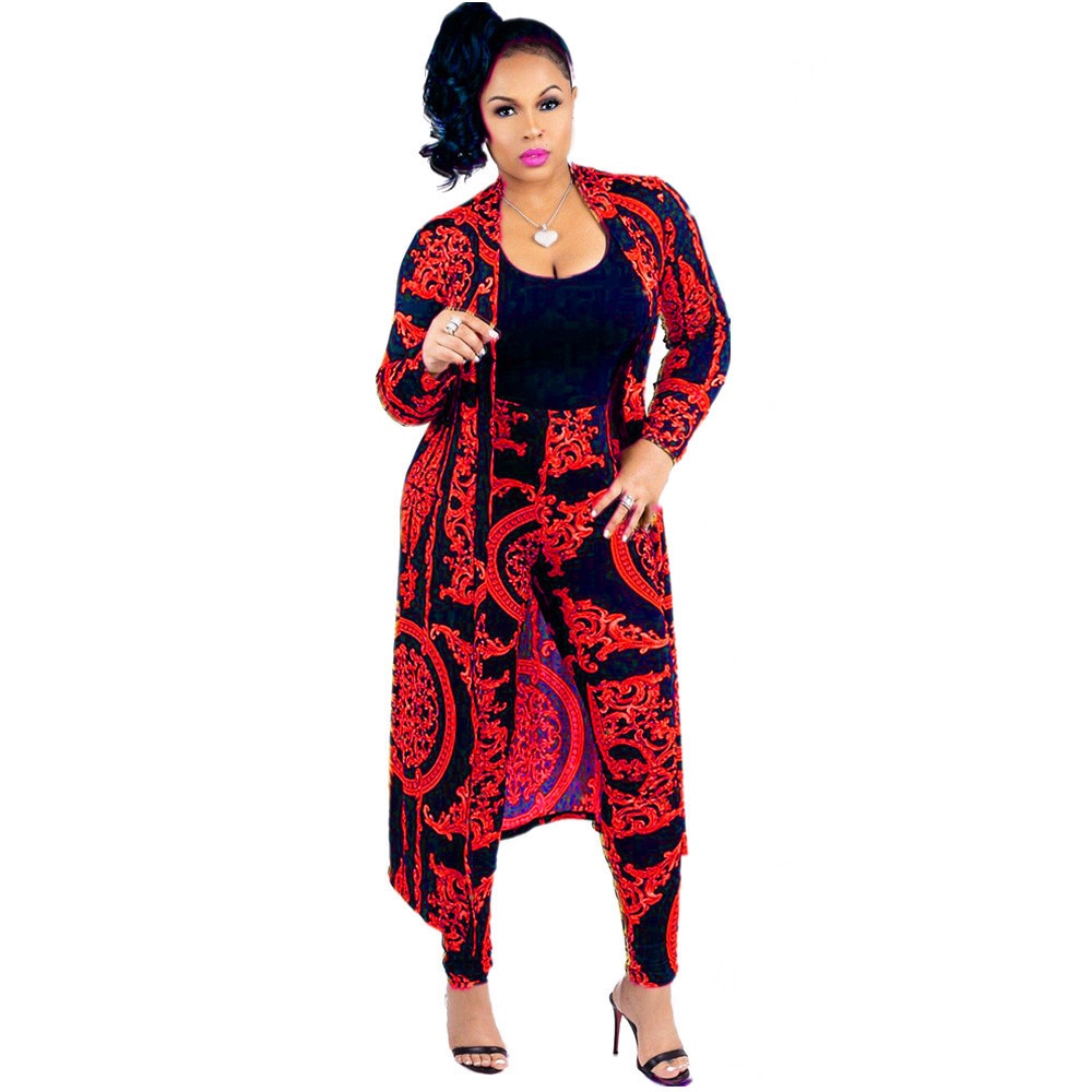 New African Print Elastic Bazin Baggy Pants Rock Style Dashiki SLeeve Famous Suit For Lady/women coat and leggings 2pcs/se