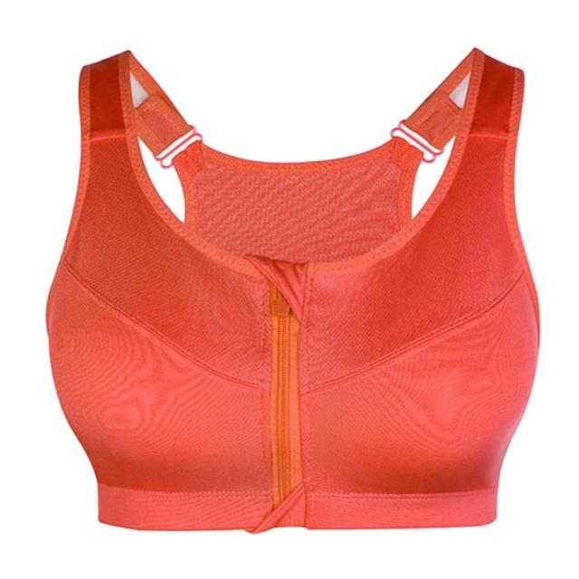 Curvy Bra Top With Front Zipper