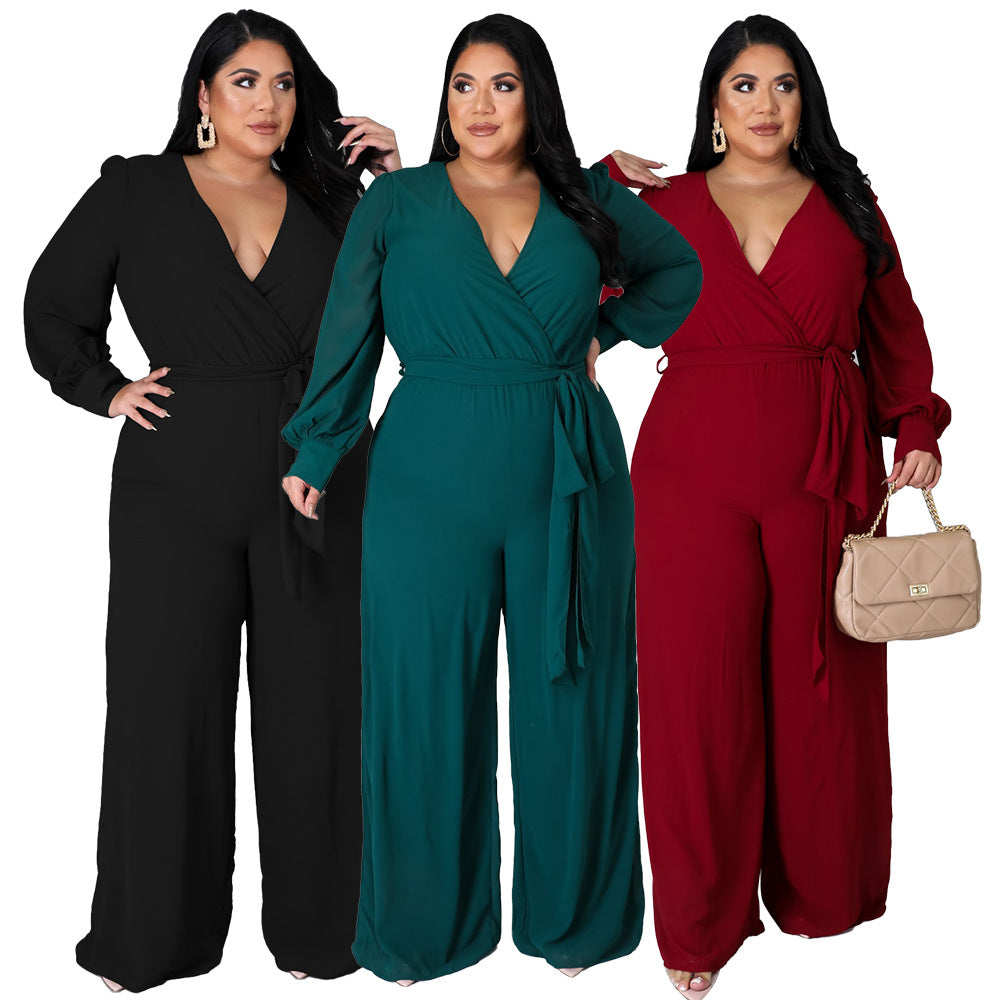 Fashion Long Sleeve Jumpsuit