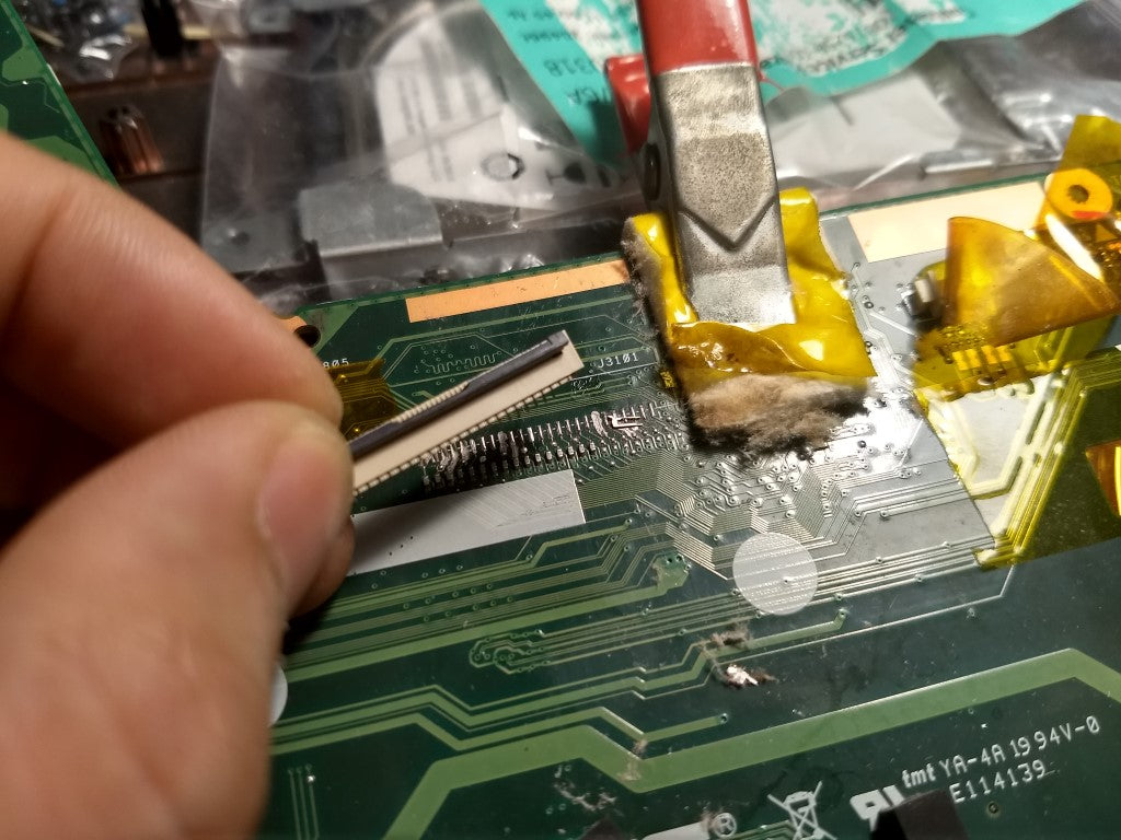 keyboard socket water damaged repair