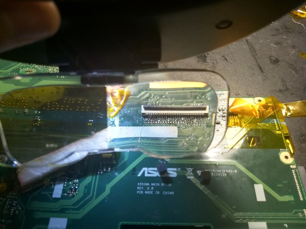 keyboard socket water damaged repair