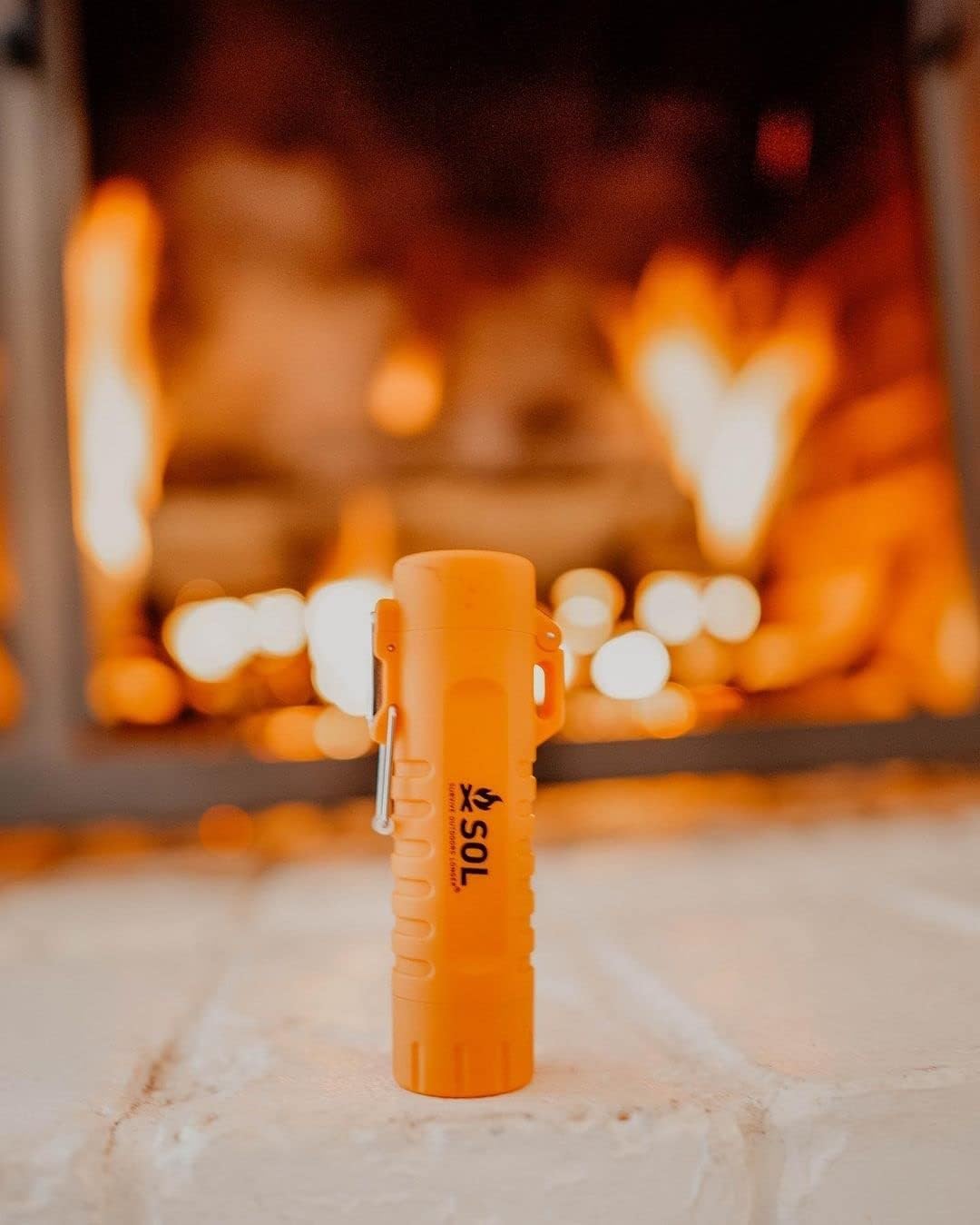 Survive Outdoors Longer Fire Lite Fuel Free Rechargeable Lighter Orange