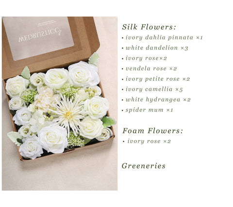 Creamy White Vendela Roses, DIY Wedding Flowers