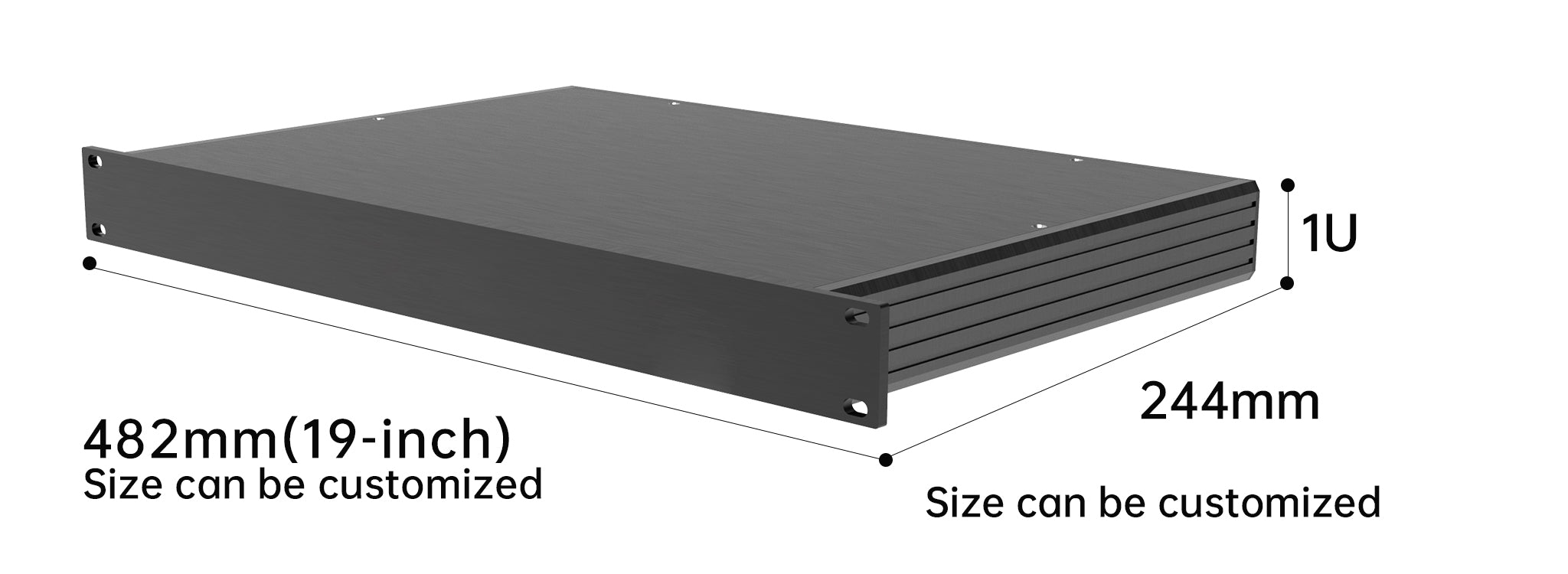 19inch 1u server case